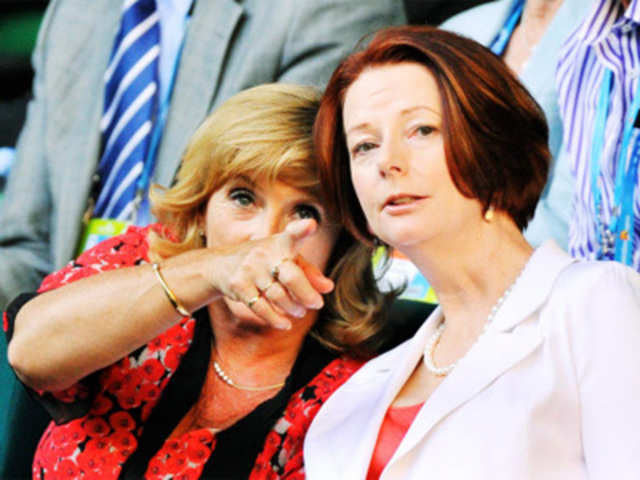 Australia's PM Gillard in Melbourne