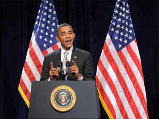 Barack Obama speaks at the Democratic Issues Conference