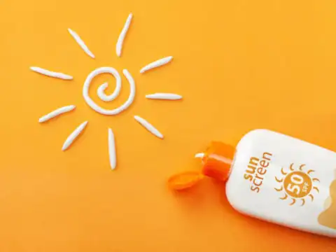 Protect with sunscreen