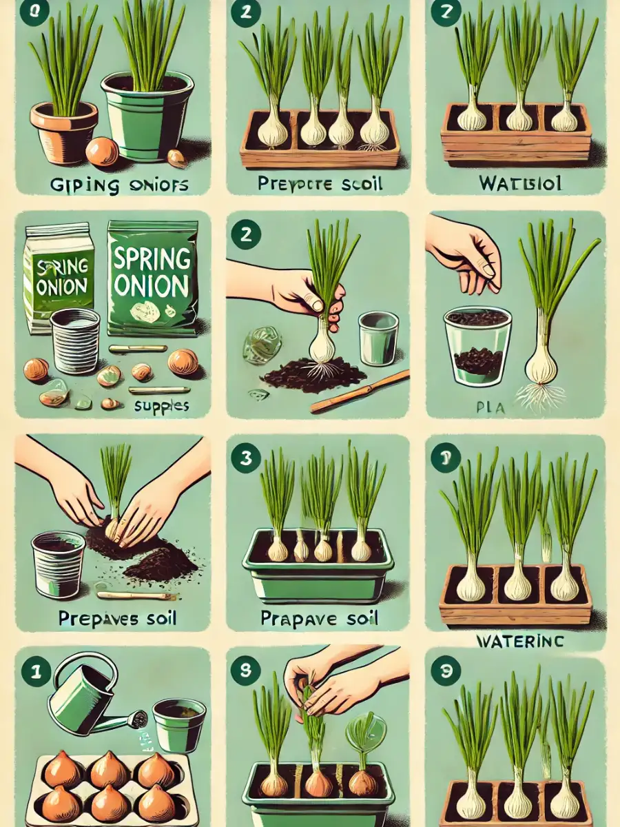 How to grow spring onions at home? 8 easy steps | EconomicTimes