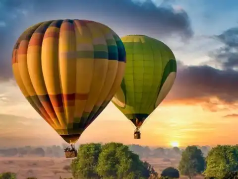 Go for a hot air balloon ride