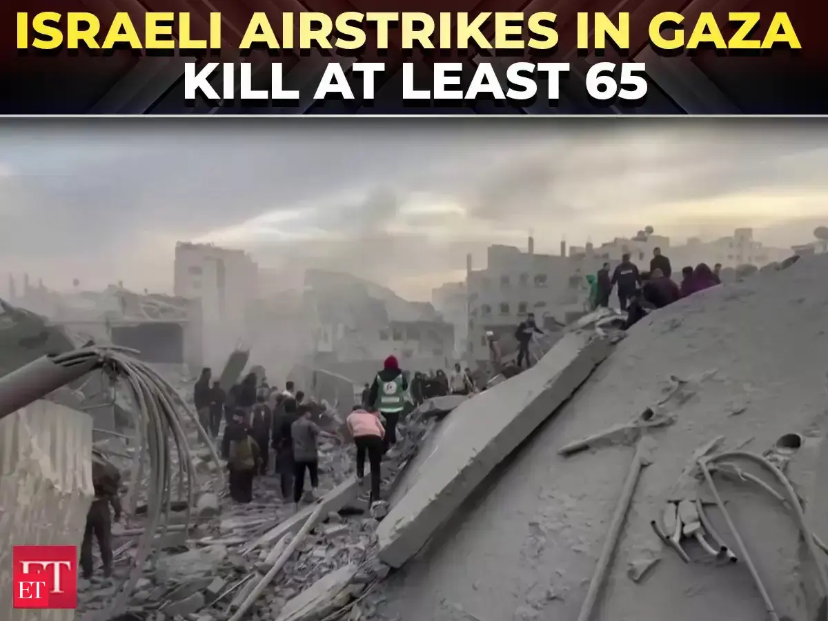 Israeli airstrikes in Gaza kill at least 65; 'like an earthquake ...