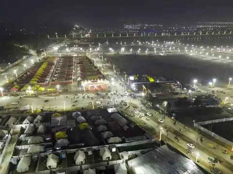 Magical nightscape of Sangam tents