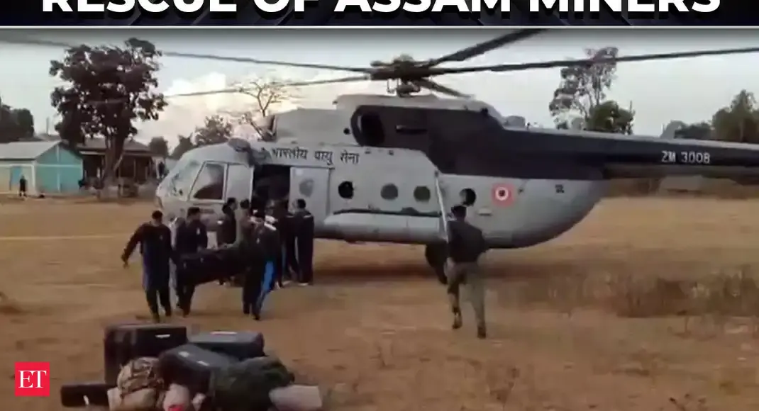 Assam miners trapped: Indian Navy mobilizes specialised team to assist ...