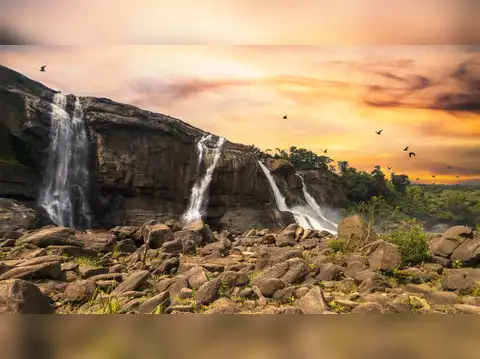 Vibrant Waterfalls