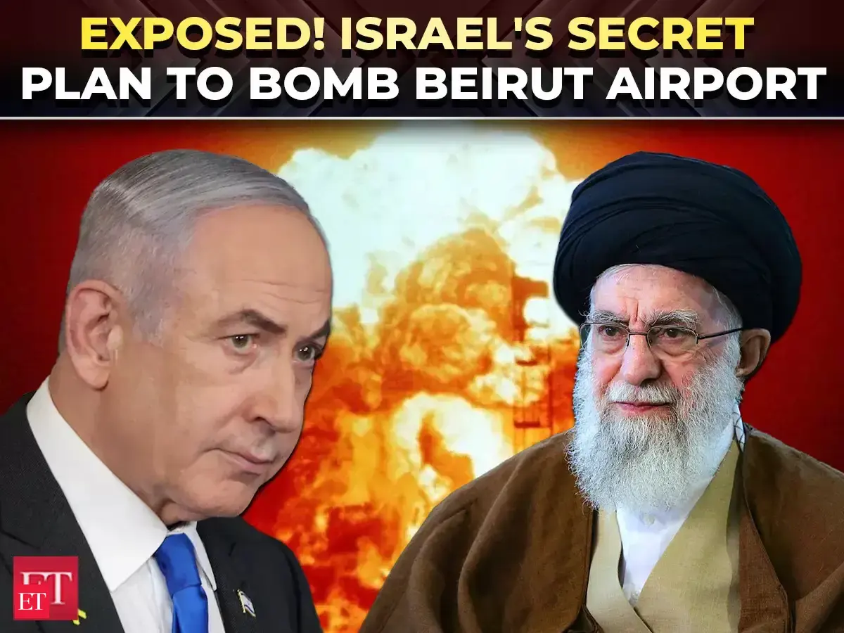 Iran Vs Israel Netanyahu’s secret plan to bomb Beirut airport