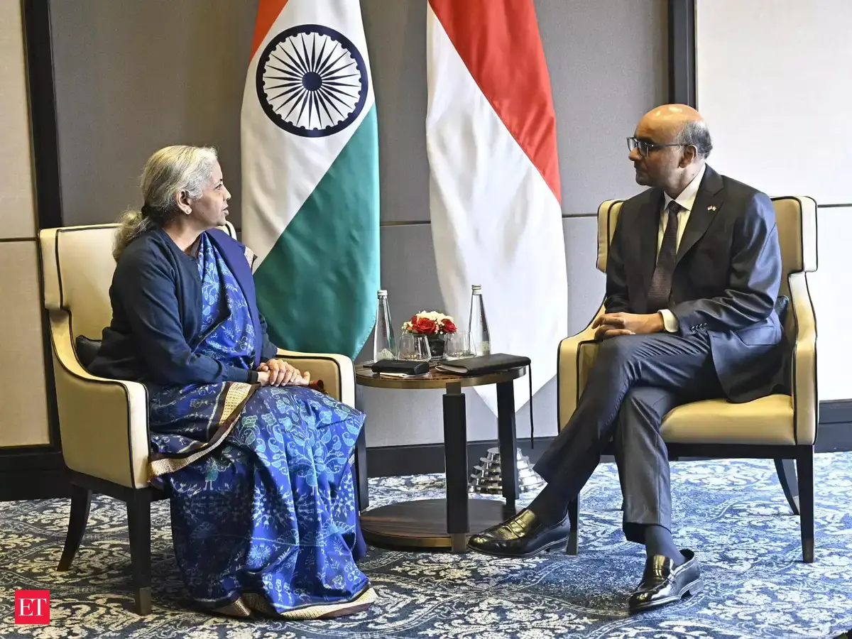Finance Minister Nirmala Sitharaman Discusses Comprehensive Strategic Partnership with Singapore President