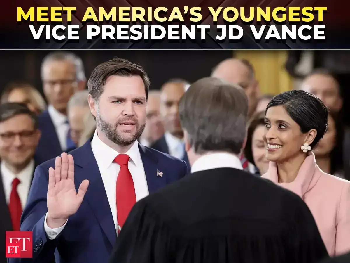 JD Vance sworn in as 50th Vice President of USA, becomes youngest VP ...