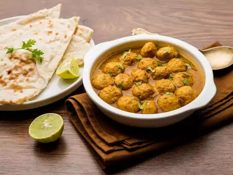 Soya nuggets curry