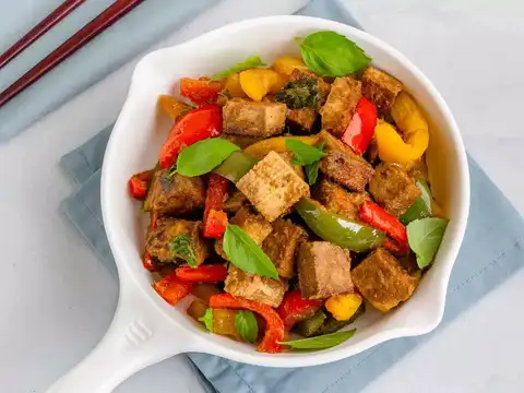 Soya tofu stir fry