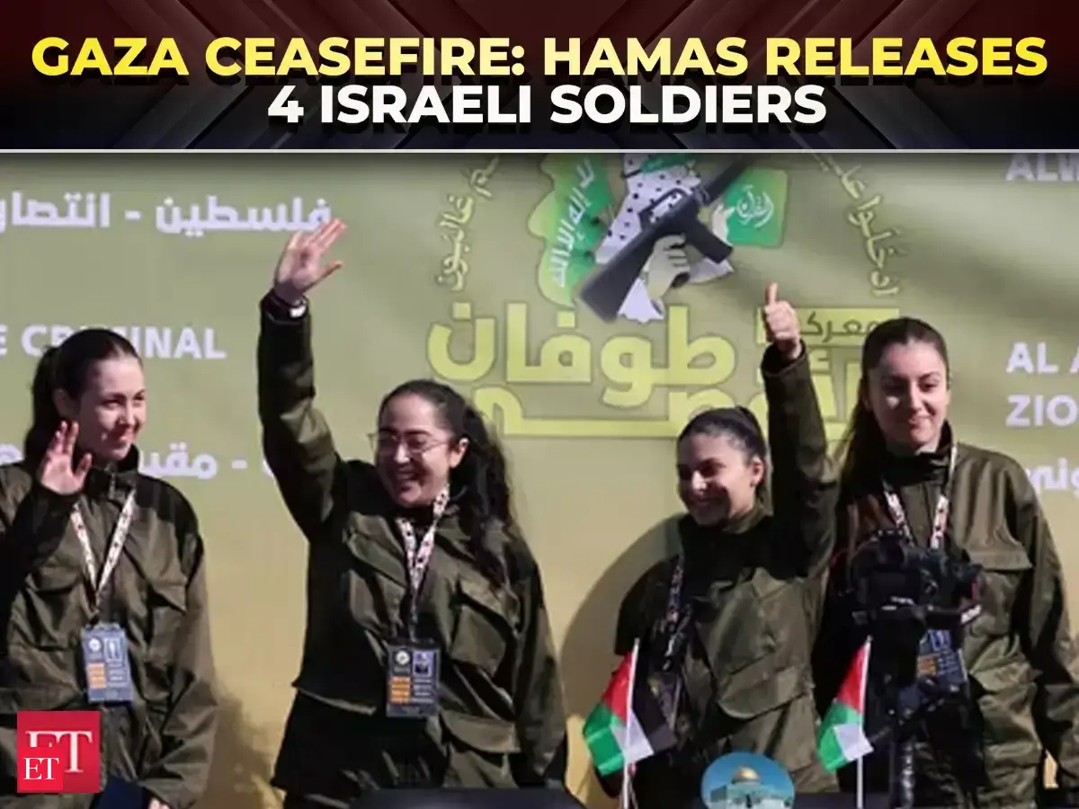 Hamas releases 4 Israeli soldiers as part of Gaza ceasefire deal - The ...