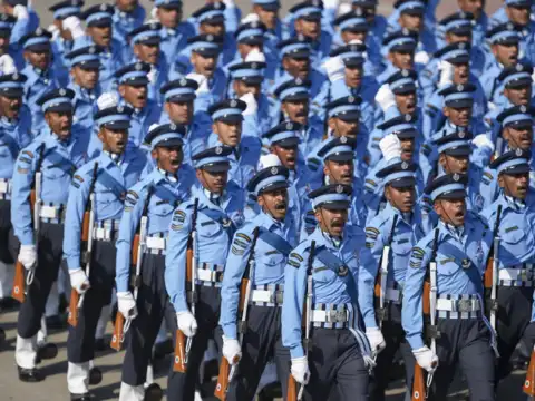March Past by Armed Forces