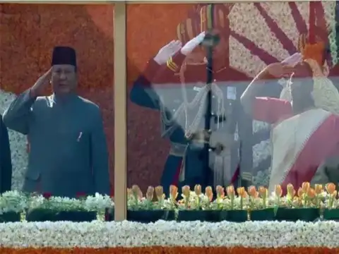 President Flag Unfurling Ceremony