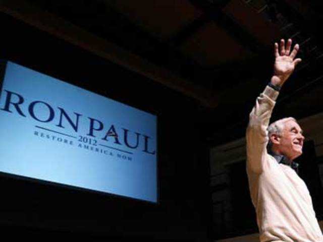 Ron Paul at the Bethel University