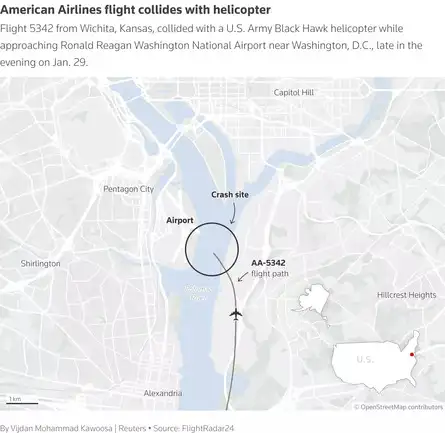 Washington DC Plane Crash Live Updates: Air traffic controllers should