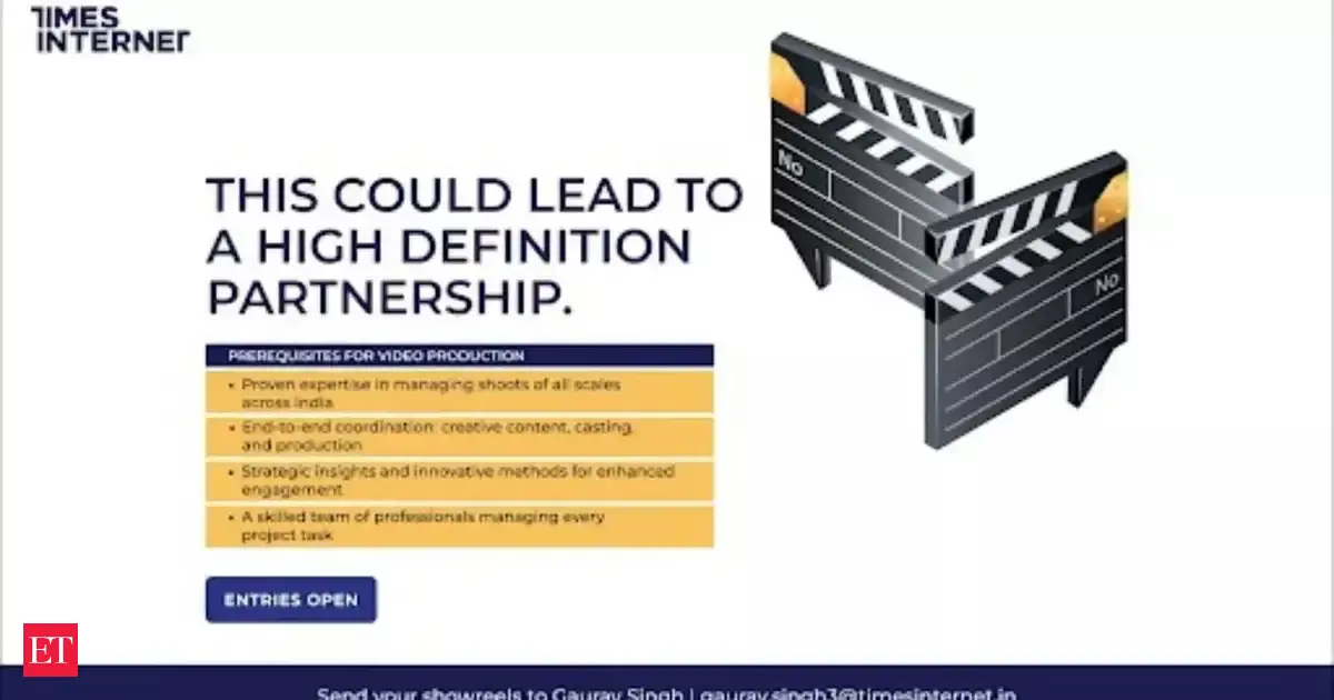 Times Internet all set to expand its video ecosystem: Seeking dynamic, imaginative production partners