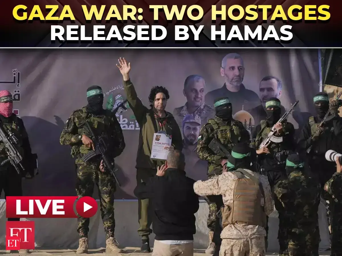 Israel Hamas conflict: LIVE | Gaza War: Hamas releases two hostages as ...