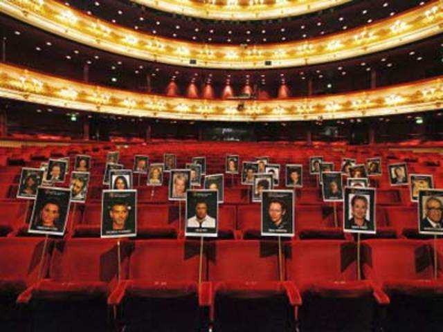 BAFTA awards ceremony preparations