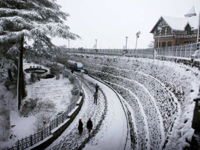 Snowfall in Shimla