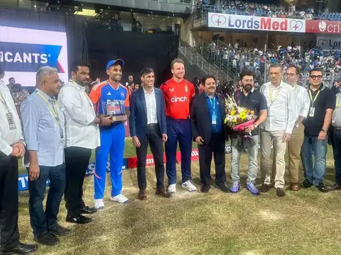 Meeting cricket stars