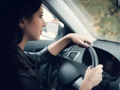 If in a moving vehicle