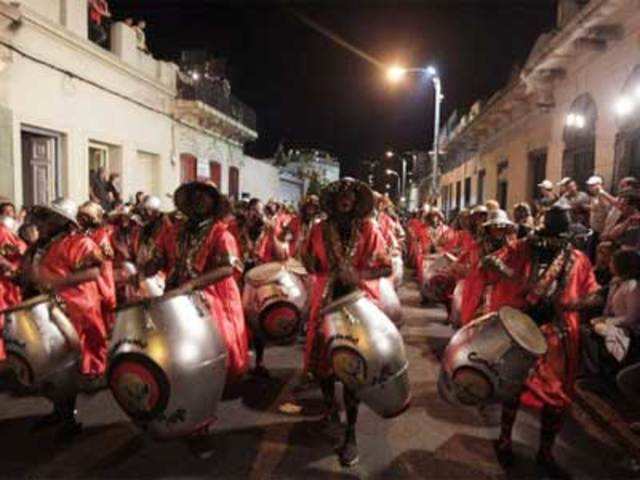 Comparsa, an Uruguayan carnival band