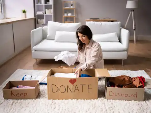 Declutter for positive energy