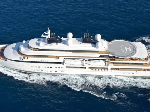 The Emir's mega-yacht