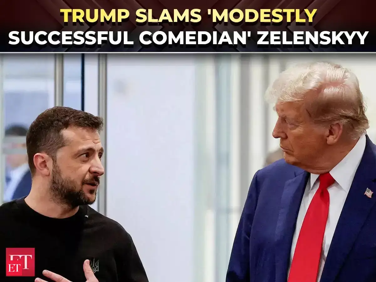 ukraine russia war: 'Modestly successful comedian...': Trump slams ...