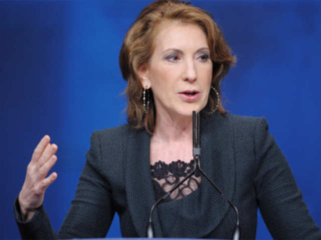 Former Hewlett-Packard chief executive officer and chairman Carly Fiorina