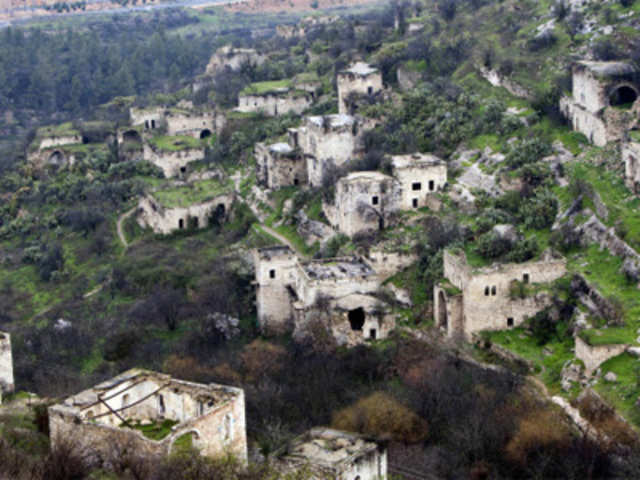 Palestinian village of Lifta which was abandoned