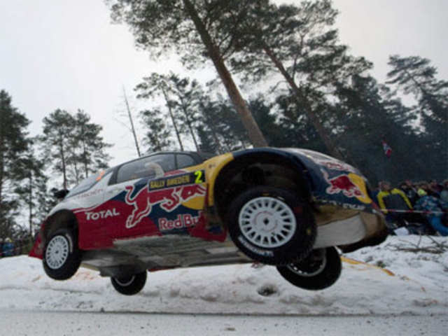 WRC Rally of Sweden on February 11 at Vargasan