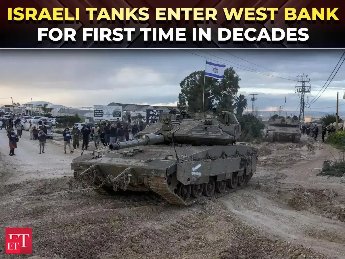 Israel Hamas War: Israel sends tanks into West Bank for first time in ...
