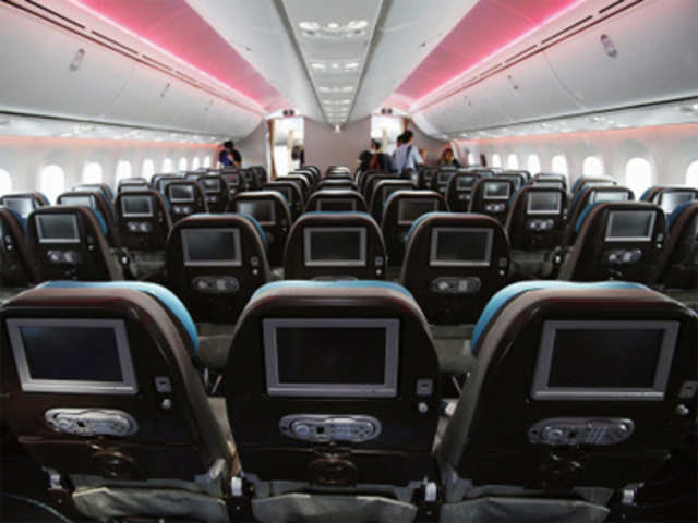 Economy cabin seats