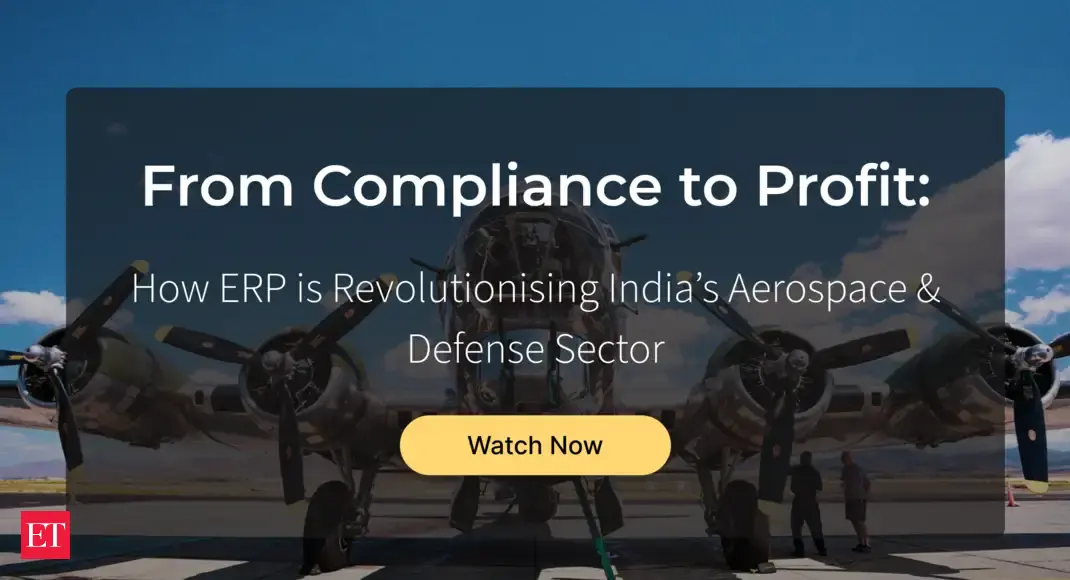 Beyond software: How ERP is powering India’s aerospace and defence - The Economic Times Video | ET Now