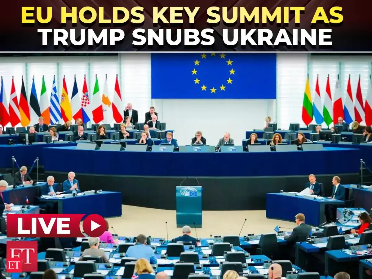 LIVE | EU Leaders gather for emergency summit in Brussels after Trump ...