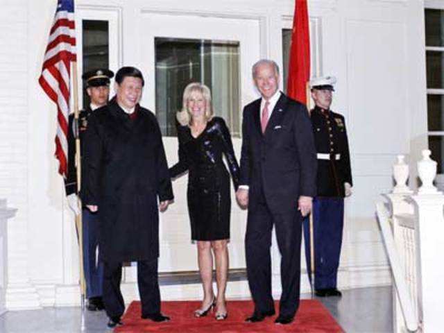 Joe Biden welcomes Xi Jinping