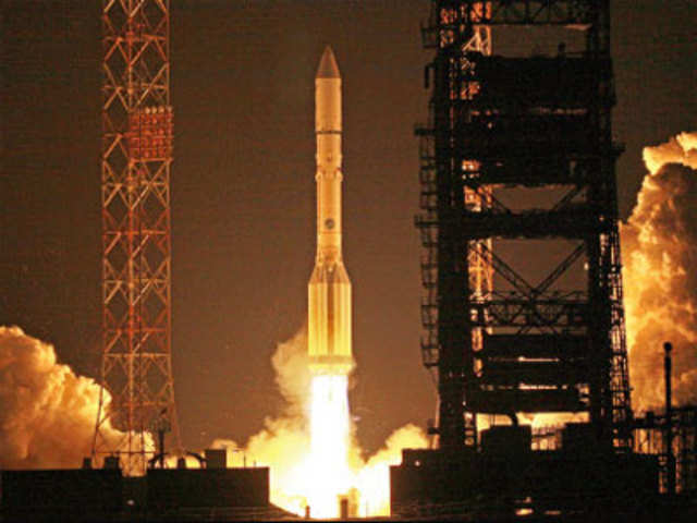 Russian Proton rocket booster