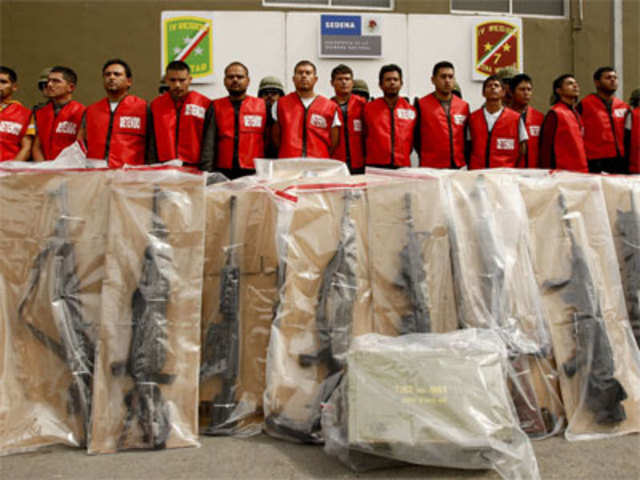 Alleged members of 'Los Zetas' drug cartel