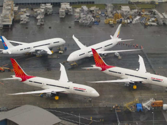 In-production Boeing 787 Dreamliner aircraft for Air India