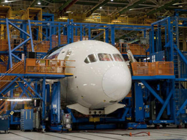 In-production Boeing 787 Dreamliner aircraft