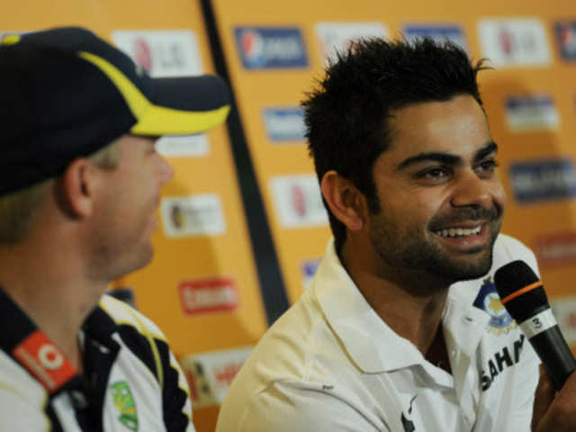 Virat Kohli during a press conference