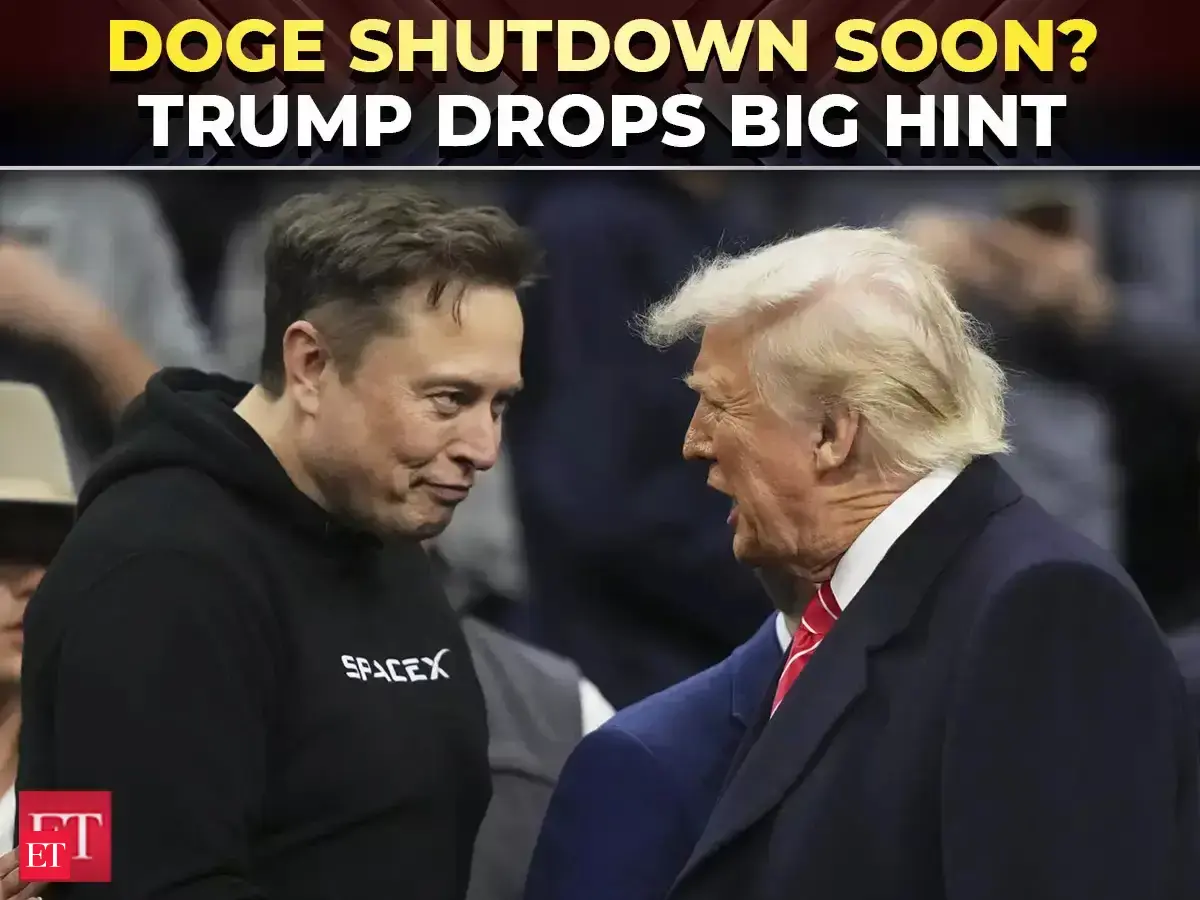'Musk will be going back': Trump hints at possible DOGE shutdown; Tesla ...