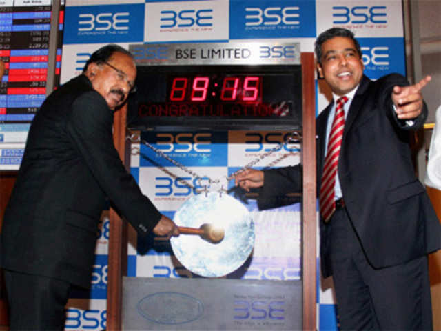 Veerappa Moily at BSE