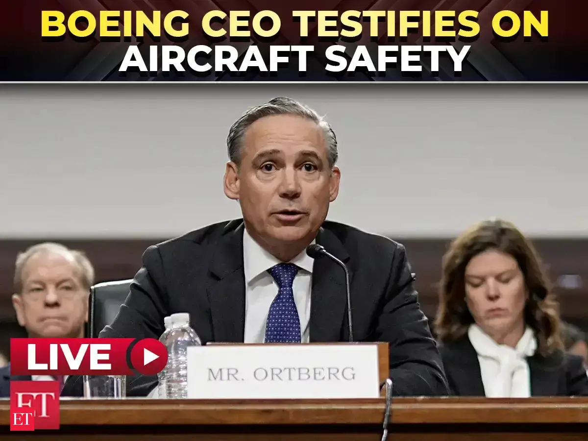 Boeing: LIVE | Boeing CEO Kelly Ortberg testifies on aircraft safety ...