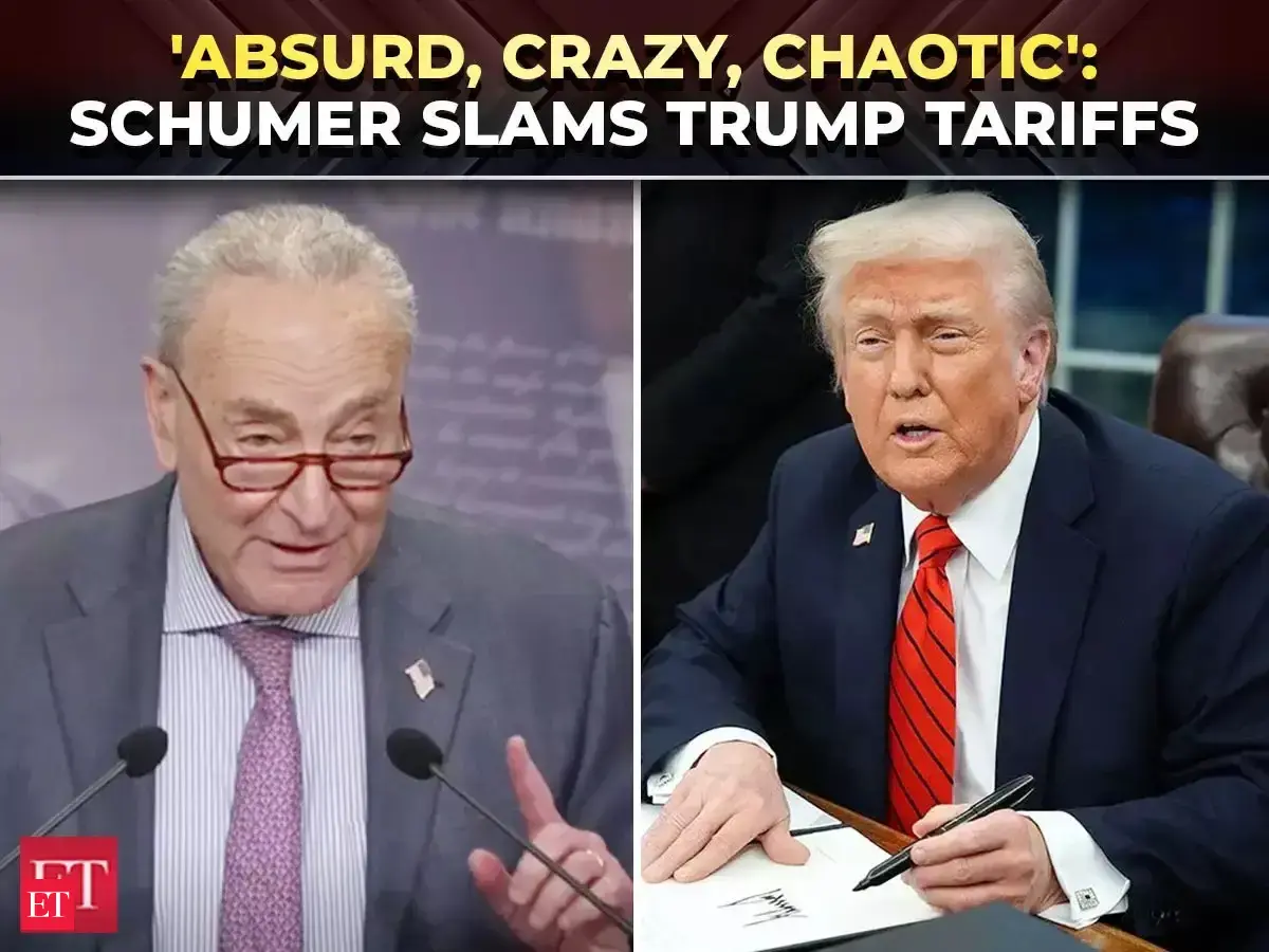 Chuck Schumer on tariff war: American people know that Trump is not on ...
