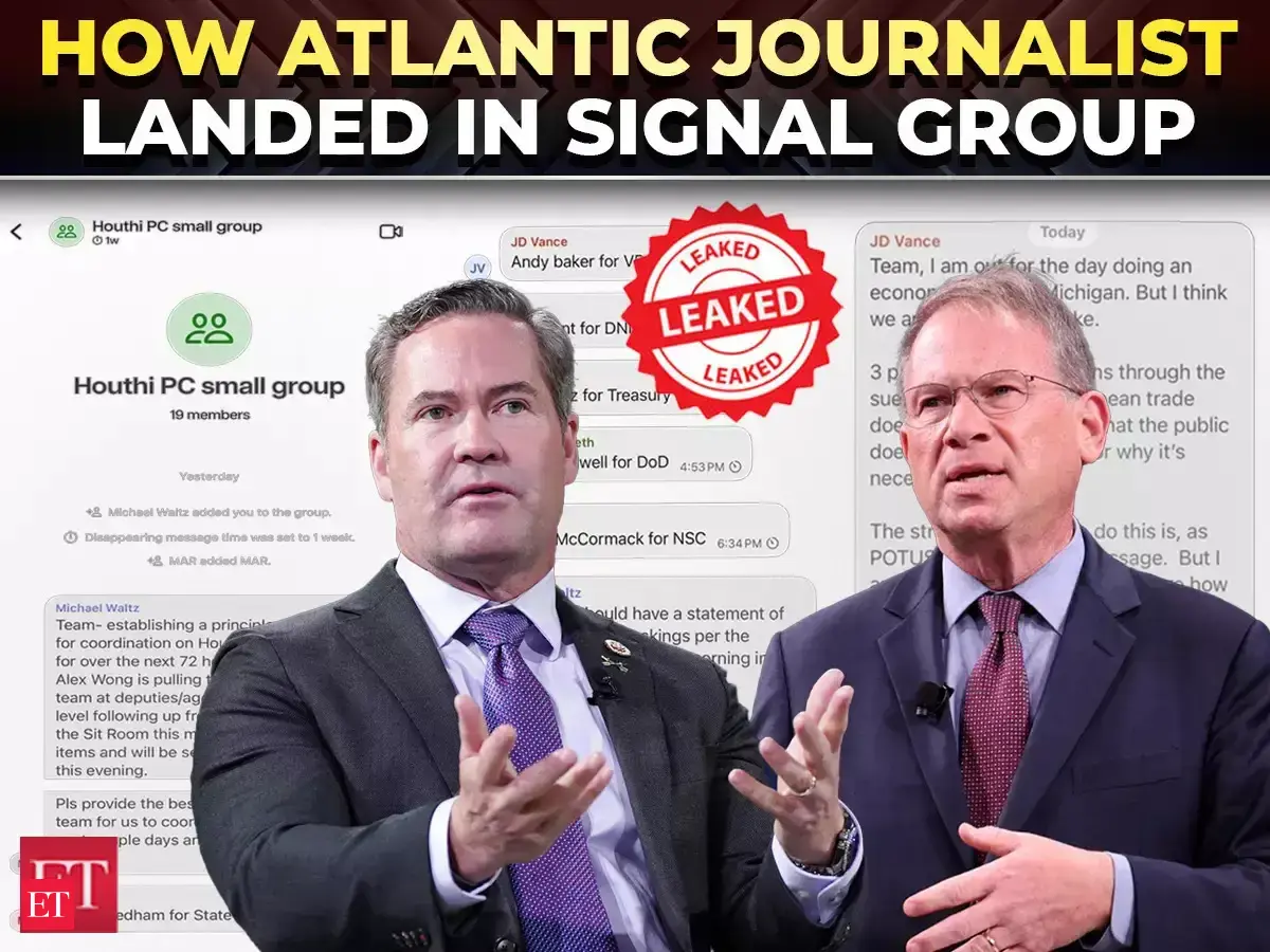 Revealed! How Mike Waltz added Atlantic journalist Goldberg to 'Houthi ...