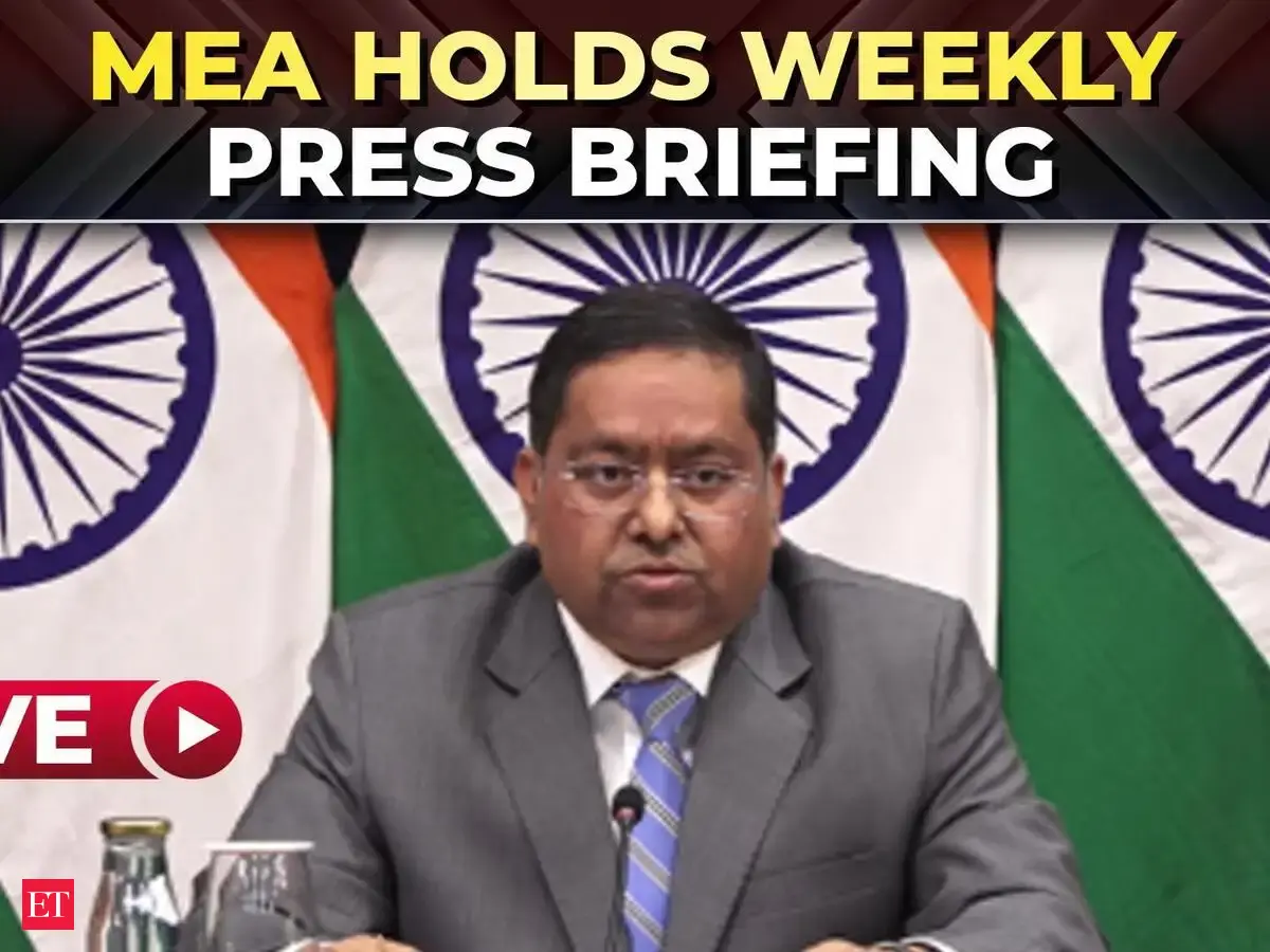 LIVE| MEA weekly media briefing by official spokesperson, addresses key ...