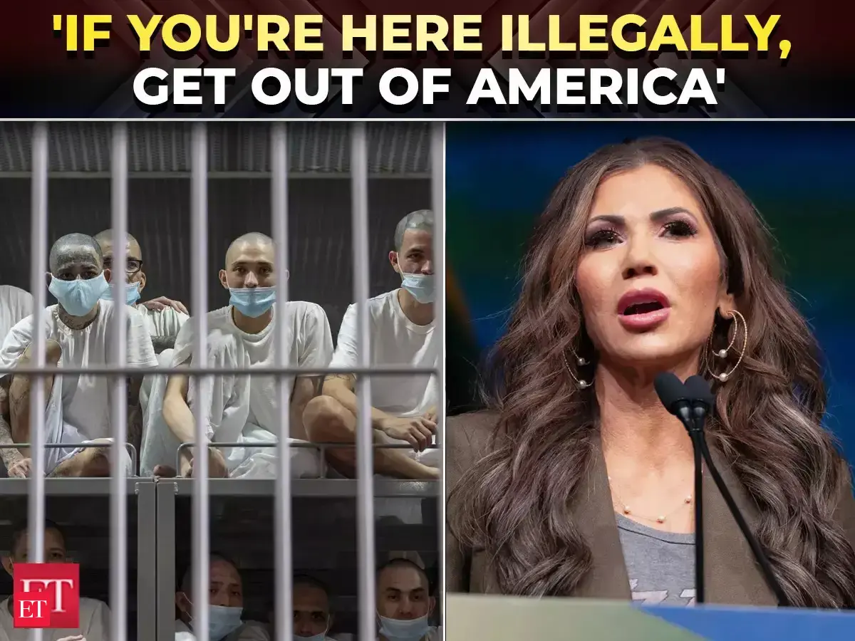 US immigration crackdown | Kristi Noem speaks about border security ...