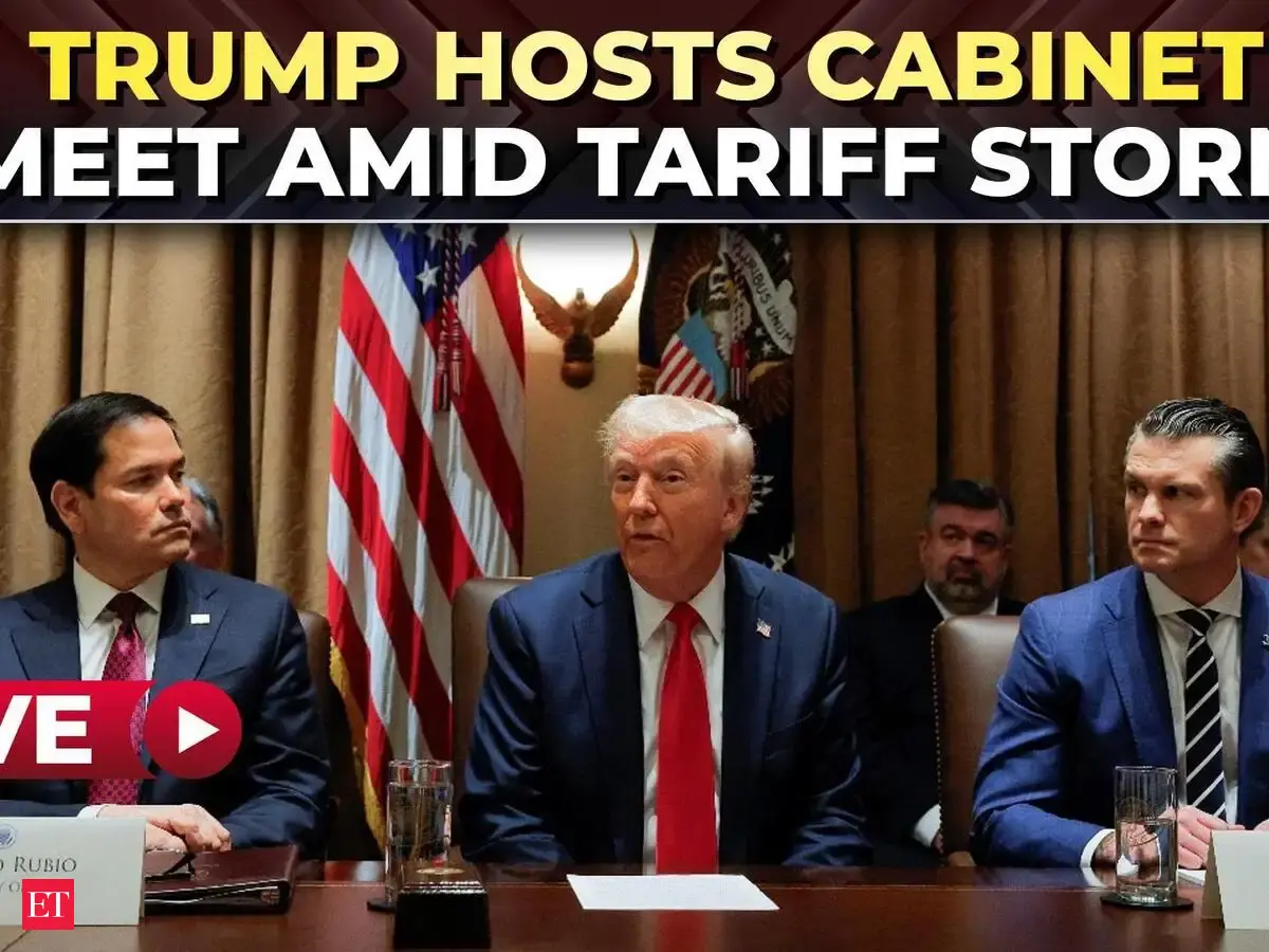 LIVE | US President Trump hosts cabinet meeting at White House amid ...